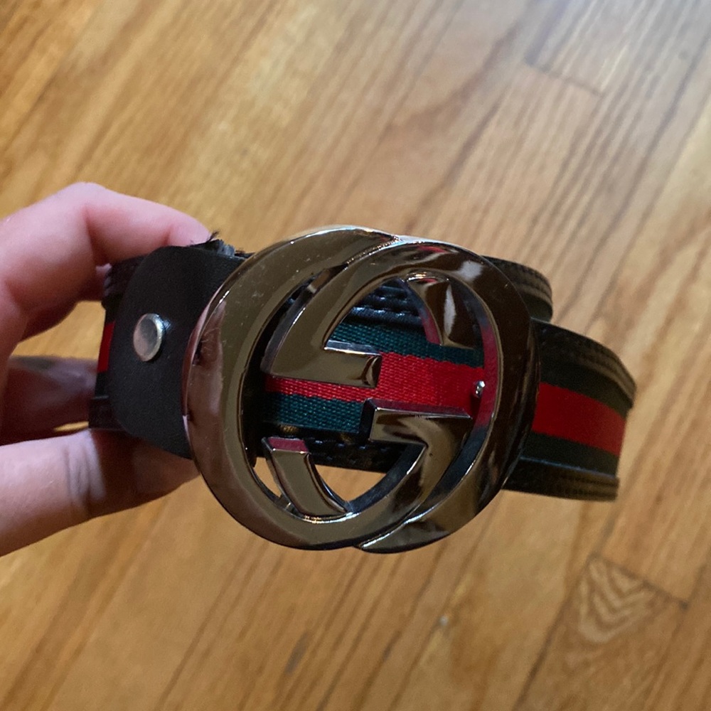 GG Belt res green black silver